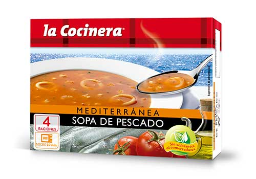 Sopa Pescado Cocinera    6X500Gr. (Und./Caja)
