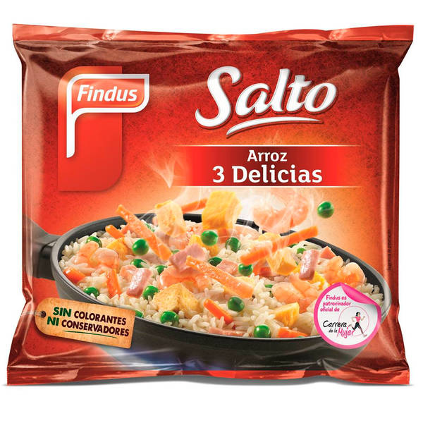 Arroz 3 Delicias Con Tortilla Findus16X500 Gr. (1Und./Caja)