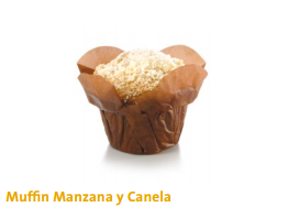 Muffin Manzana-Canela - 36Ud X 120Grs.