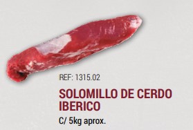 Solomillo De Cerdo Iberico Congelado