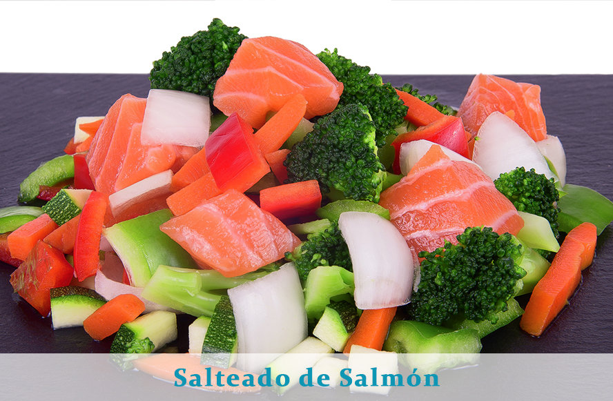 Salteado Salmon Con Verduras Daymar 5X1Kg.