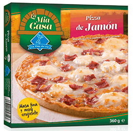 Pizza Jamon /Queso Mia Casa 6X360Gr.