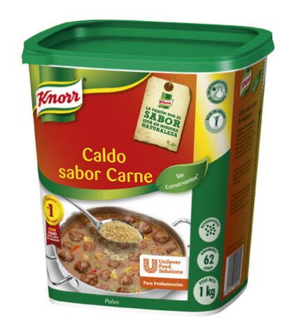 CALDO POLVO CARNE 1KG [6 Ud/Caja] [Vta. Unidad] - Knorr