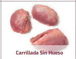 Cerdo Carrillera S/Hueso Congelada 2.5Kg