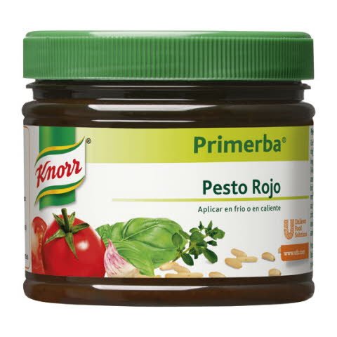 Primerba Pesto Rojo 340G [2 Ud/Caja] [Vta. Unidad] - Knorr