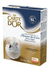 Carte D'Or Mousse Coco 60Rac 675G [6 Estuches/Caja] [Vta. Unidad]