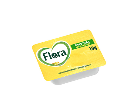Margarina Flora Microtarrinas 10G [200 Tarrinas/Caja] [Vta. Caja] - Upfield