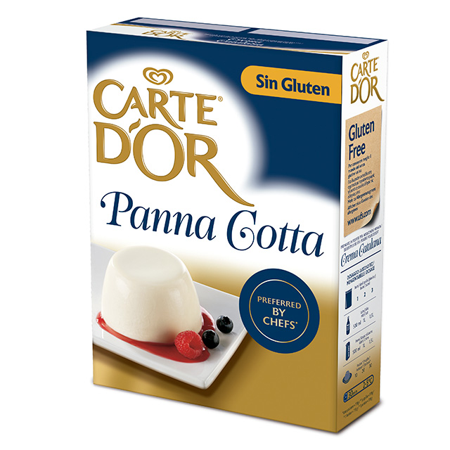 Carte D'Or Panna Cotta S/Gluten 520G .. [6 Estuches/Caja] [Vta. Unidad]