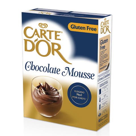 Carte D'Or Mousse Chocolate S/Gluten 45Rac 720G .. [6 Estuches/Caja] [Vta. Unidad]