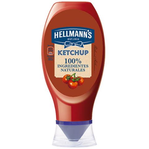 Salsa Bocabajo Ketchup 486Ml [12 Bote/Caja] [Vta. Caja] - Hellmann'S