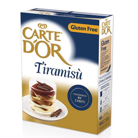 Carte D'Or Tiramisu S/Gluten 490G [6 Estuches/Caja] [Vta. Unidad]
