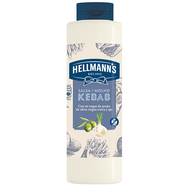 Salsa Kebab 850Ml Bote [6 Ud/Caja] [Vta. Unidad] - Hellmann'S Xxx