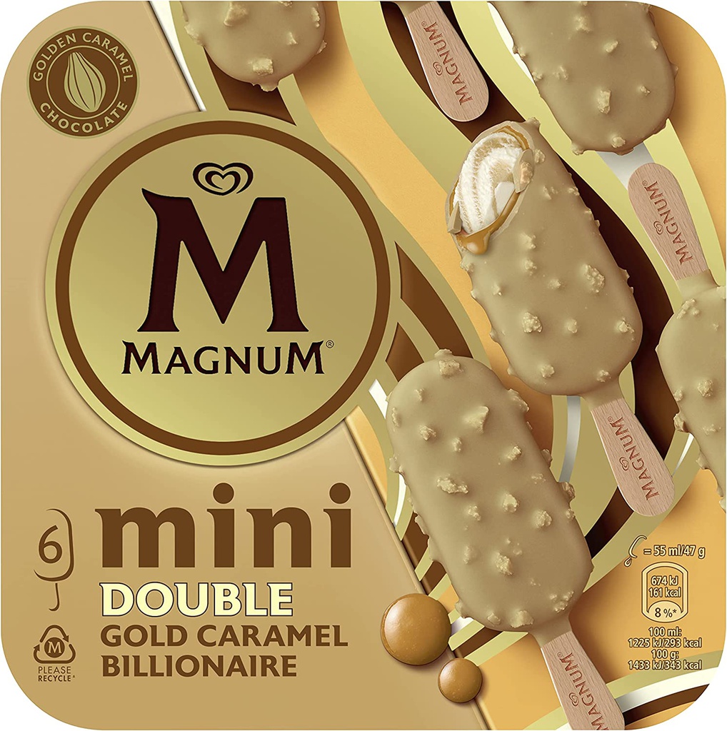 Magnum Mp6 Mini Gold Caramel 55Ml [6 Ud/Caja] [Vta. Caja]