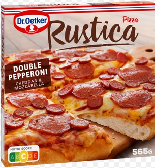 Pizza Rustica Doble Pepperoni Cheddar (6 Und/Caja)