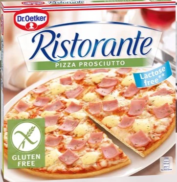 Pizza Ristorante S/Gluten Prosciutto [7Un/Caja][Vta/Caja]