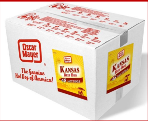 (E) Kit Hot Dog Oms Kansas Bbq Reg. + 1Caja Pan O.Mayer