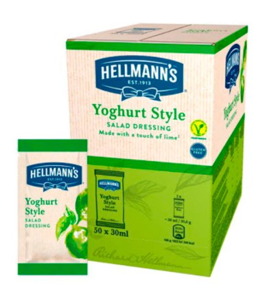 (E) Salsa Yogurt Porciones 30Ml [50Unxcaja] Hellmans XXX