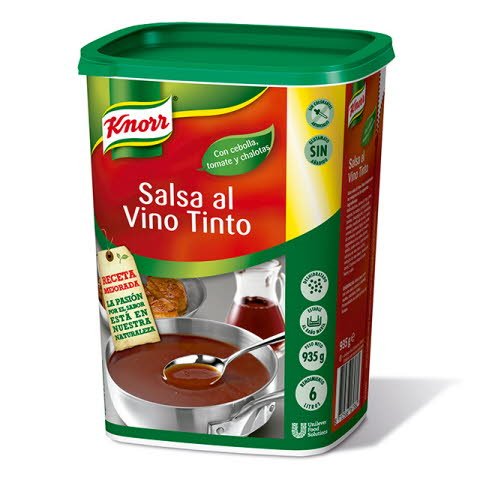 Salsa Clasica Vino Tinto 935G .. [6 Bote/Caja] [Vta/Unidad] - Knorr XXX