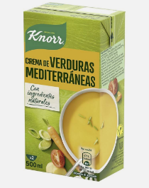 Knorr Crema Verduras Mediterraneas 12X0,5L .. [Vta/Unidad]